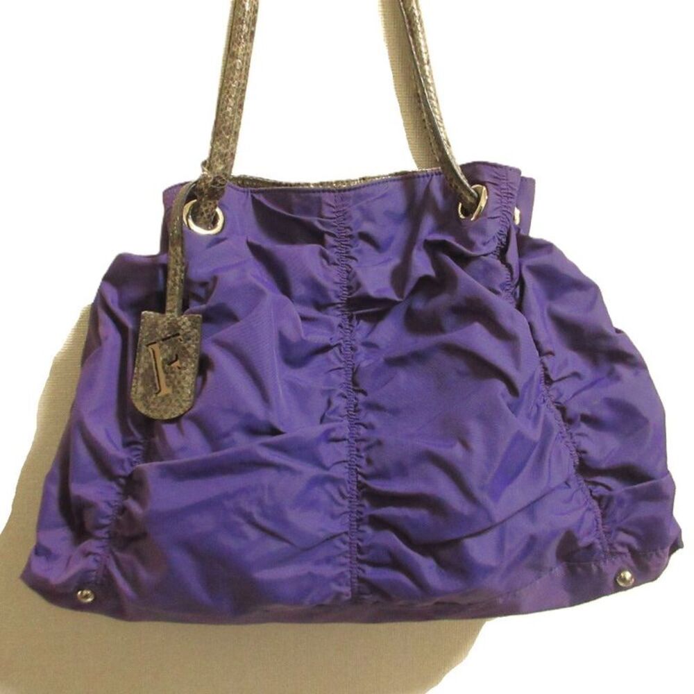 Furla Python Embossed Bag - image 1